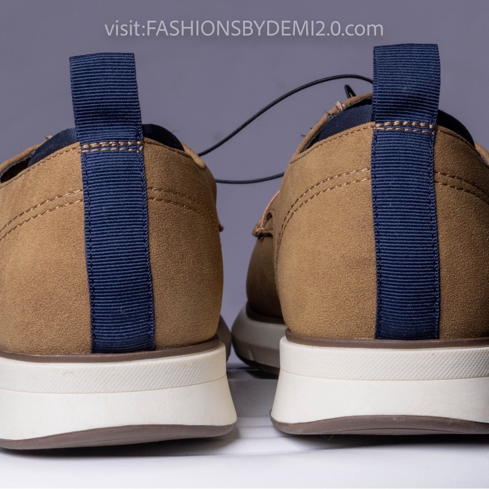 Goodfellow & Co. Mens Khalil Casual Shoes Brown Lace Up Pull Tab 9.5